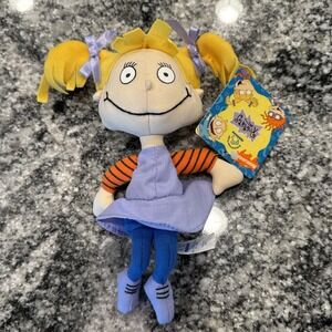 Rugrats Angelica Nickelodeon 8"‎ Beanbag Plush Doll Vintage 1997